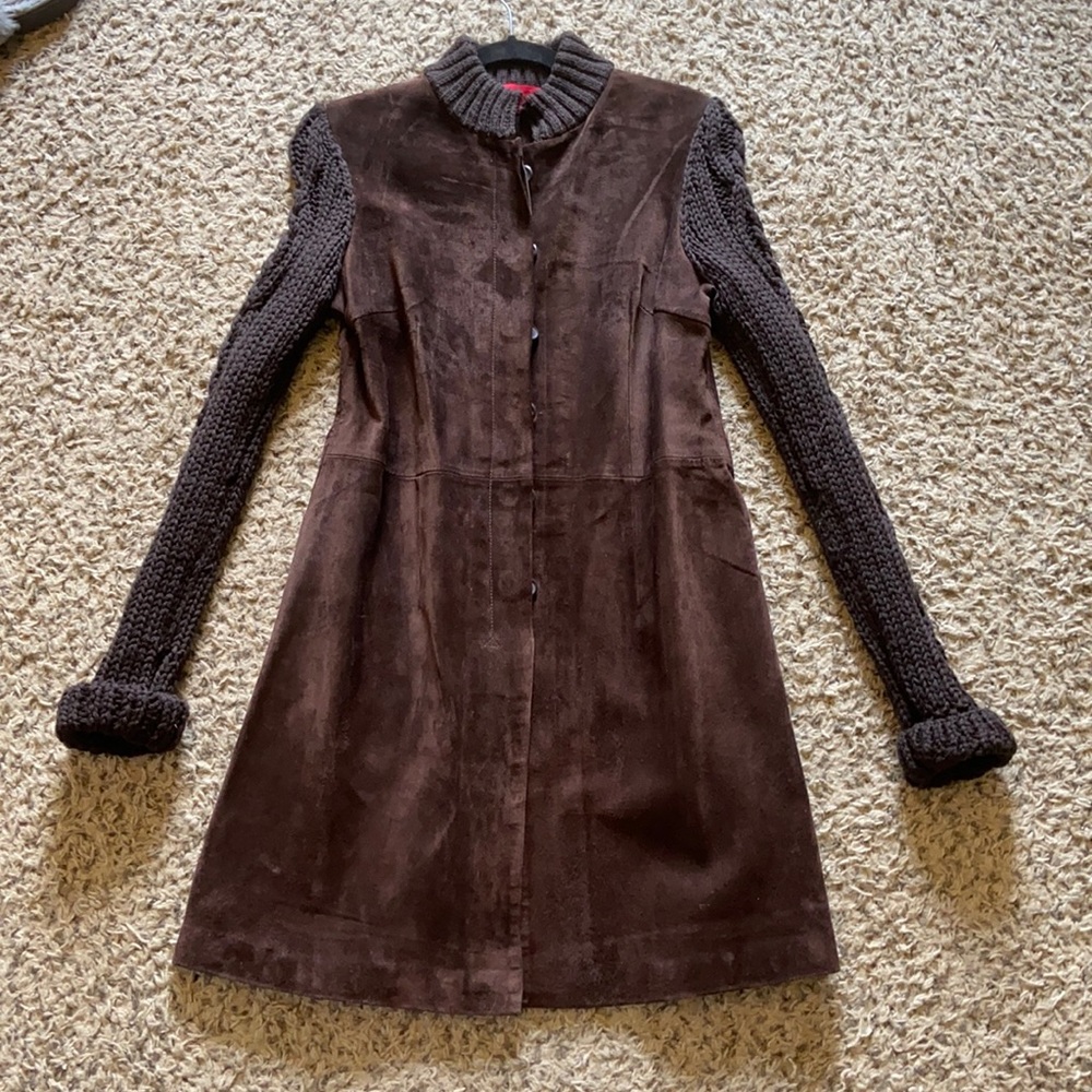 Yarns suede jacket